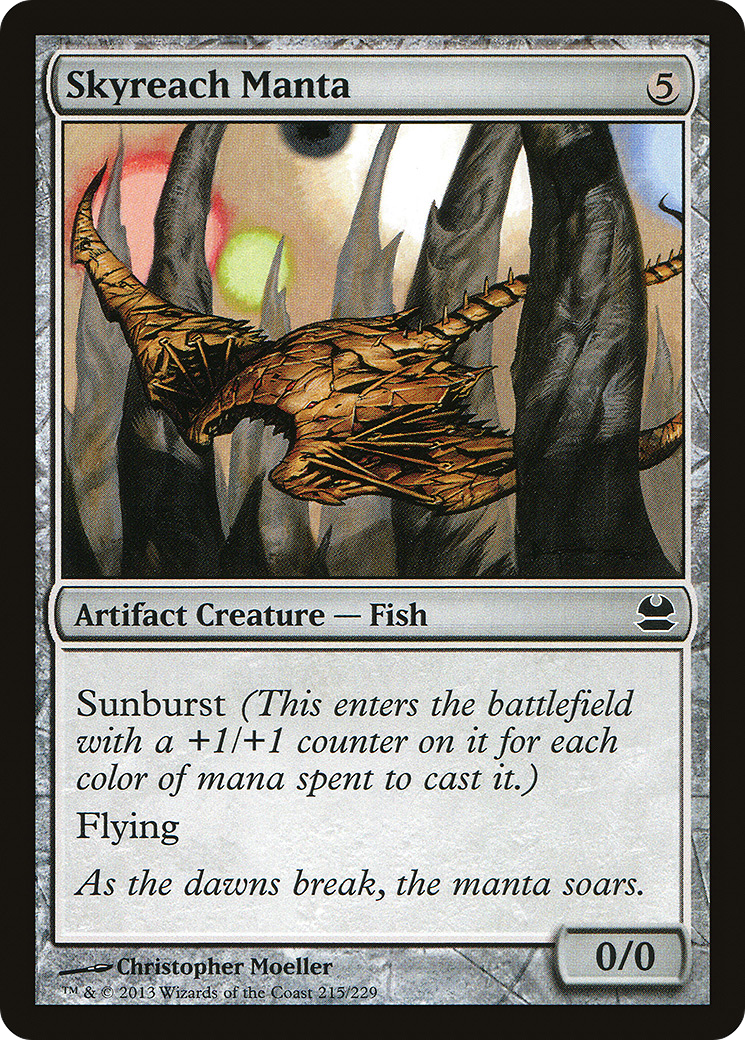 Skyreach Manta (MMA-215) - Modern Masters - Premium MTG Single from Wizards of the Coast - Just $0.08! Shop now at Game Crave Tournament Store