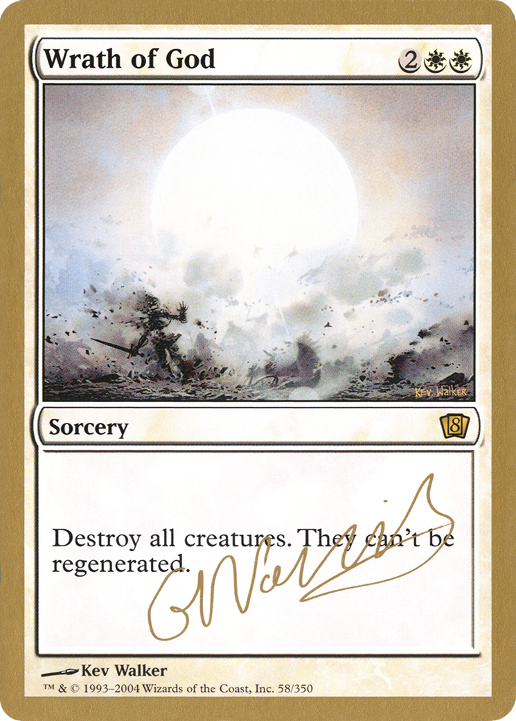 Wrath of God (WC04-GN58) - World Championship Decks 2004 - Premium MTG Single from Wizards of the Coast - Just $0.35! Shop now at Game Crave Tournament Store