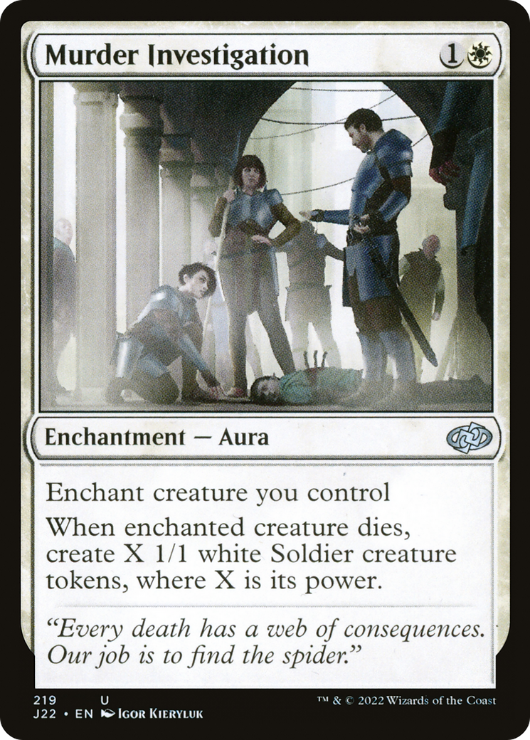 Murder Investigation (J22-219) - Jumpstart 2022 - Premium MTG Single from Wizards of the Coast - Just $0.25! Shop now at Game Crave Tournament Store