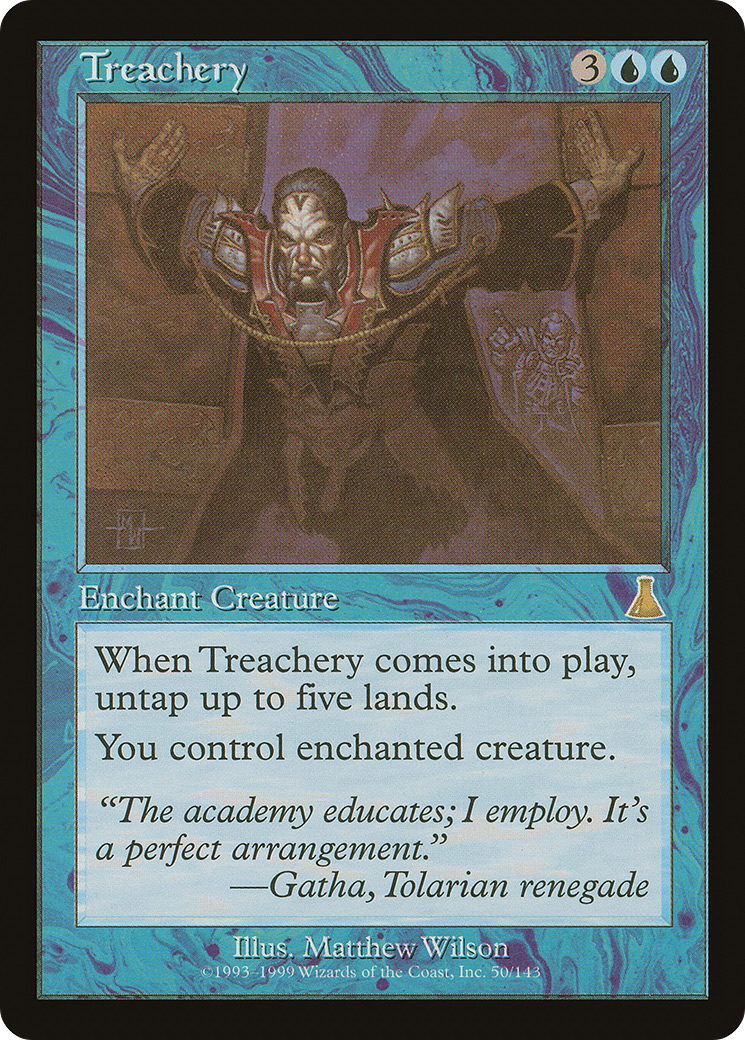 Treachery (UDS-050) - Urza's Destiny - Premium MTG Single from Wizards of the Coast - Just $9.89! Shop now at Game Crave Tournament Store