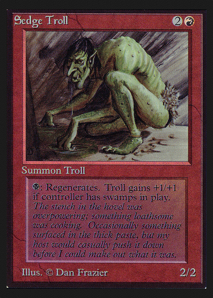 Sedge Troll (CED-173) - Collectors' Edition - Premium MTG Single from Wizards of the Coast - Just $21.98! Shop now at Game Crave Tournament Store