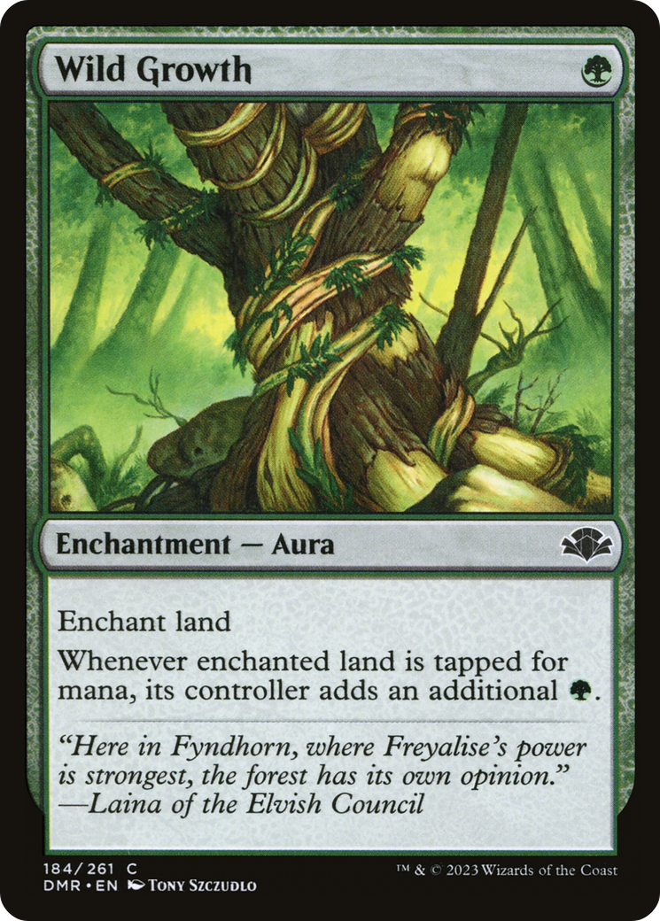 Wild Growth (DMR-184) - Dominaria Remastered - Premium MTG Single from Wizards of the Coast - Just $0.08! Shop now at Game Crave Tournament Store