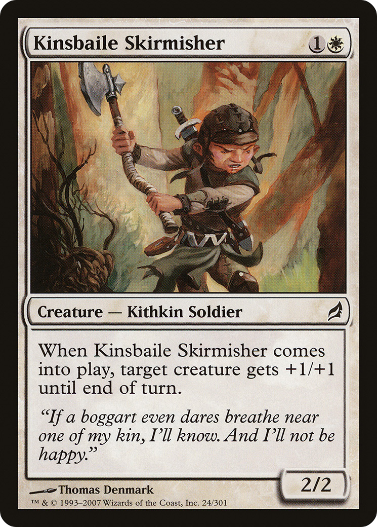 Kinsbaile Skirmisher (LRW-024) - Lorwyn - Premium MTG Single from Wizards of the Coast - Just $0.08! Shop now at Game Crave Tournament Store