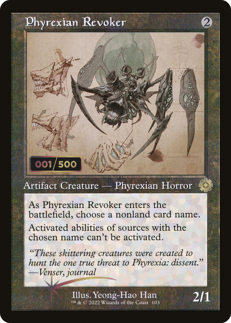 Phyrexian Revoker (BRR-103Z) - The Brothers' War Retro Artifacts Foil - Premium MTG Single from Wizards of the Coast - Just $132.06! Shop now at Game Crave Tournament Store