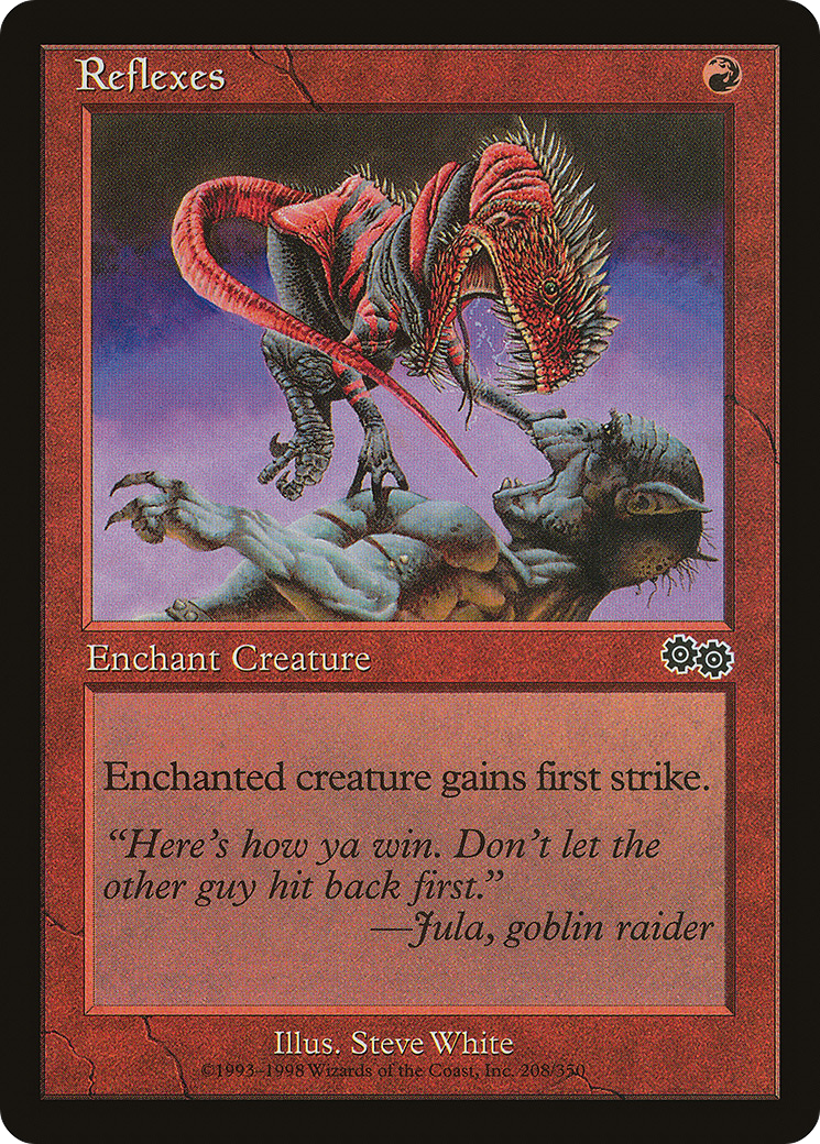 Reflexes (USG-208) - Urza's Saga - Premium MTG Single from Wizards of the Coast - Just $0.08! Shop now at Game Crave Tournament Store