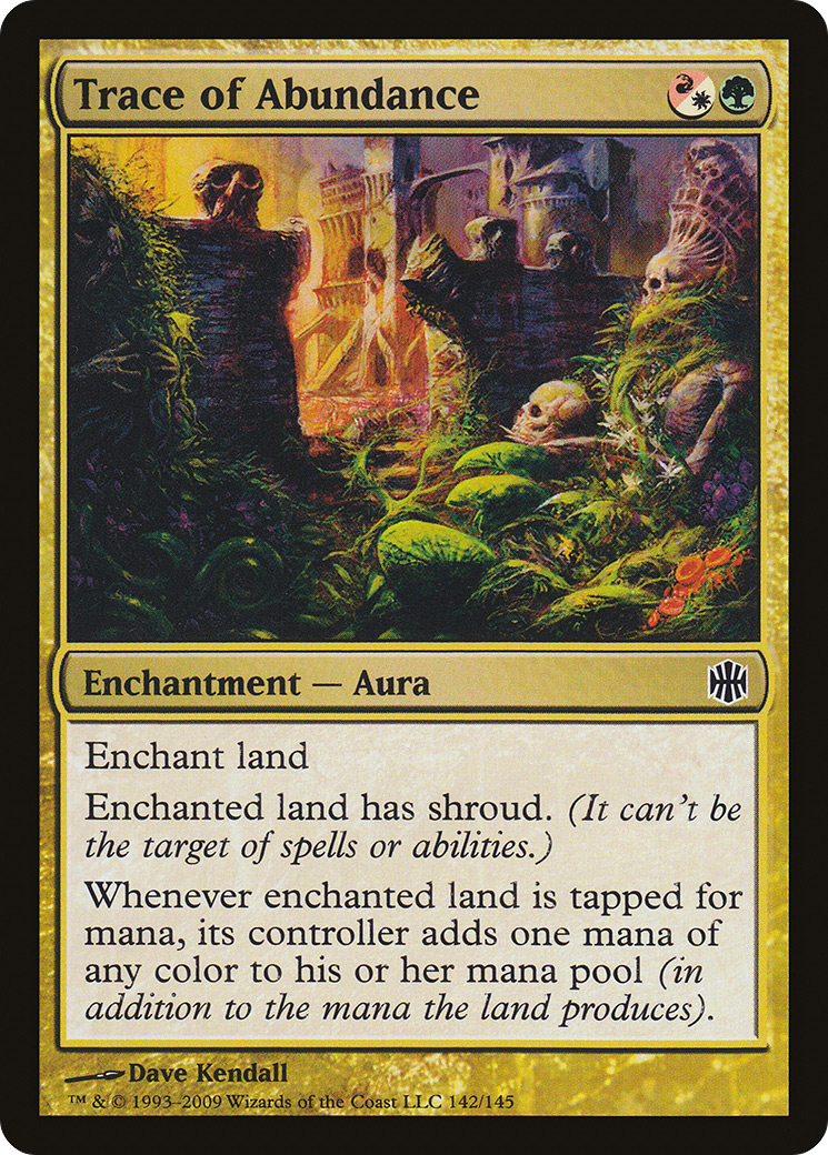 Trace of Abundance (ARB-142) - Alara Reborn Foil - Premium MTG Single from Wizards of the Coast - Just $1.41! Shop now at Game Crave Tournament Store
