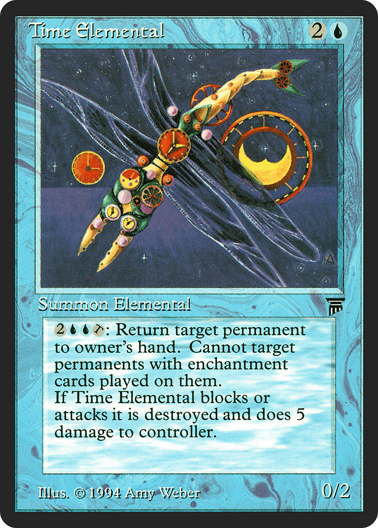 Time Elemental (LEG-081) - Legends - Premium MTG Single from Wizards of the Coast - Just $6.80! Shop now at Game Crave Tournament Store