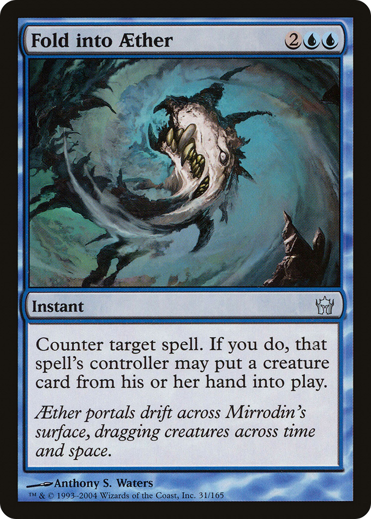Fold into Aether (5DN-031) - Fifth Dawn Foil - Premium MTG Single from Wizards of the Coast - Just $0.26! Shop now at Game Crave Tournament Store