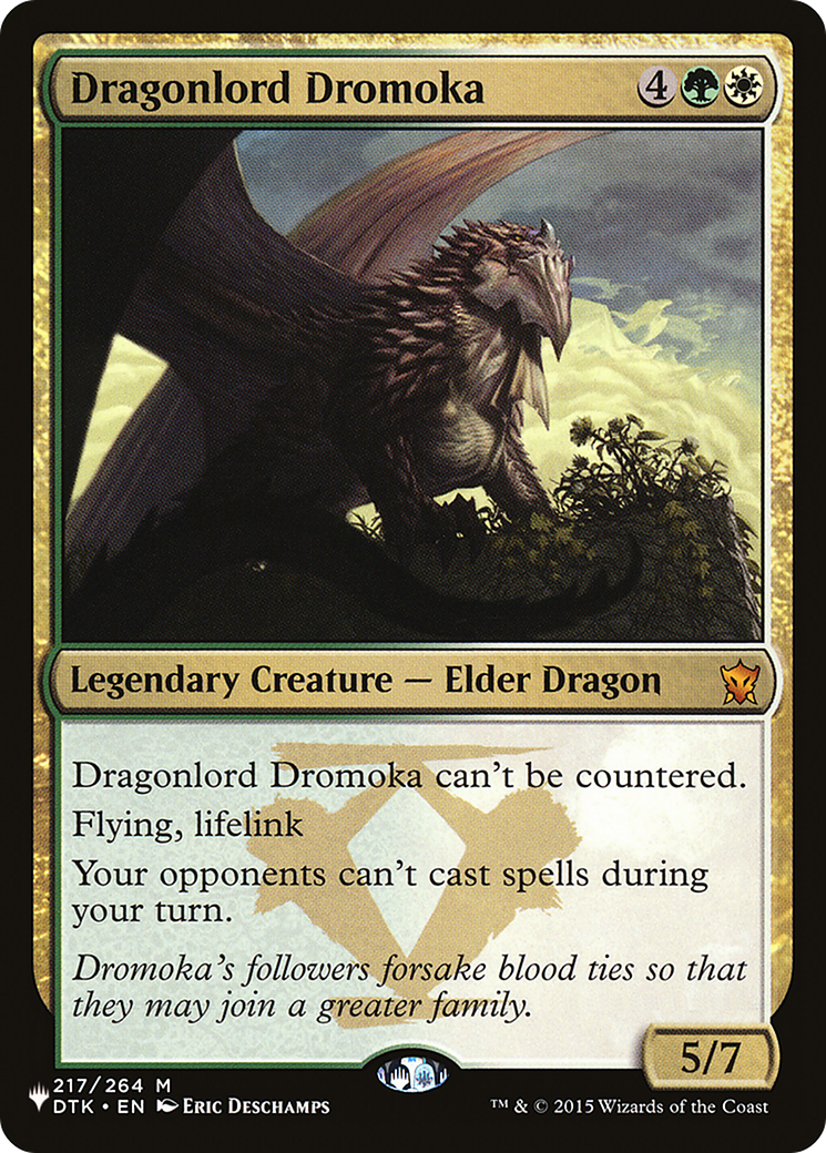 Dragonlord Dromoka (PLIST-488) - The List - Premium MTG Single from Wizards of the Coast - Just $3.10! Shop now at Game Crave Tournament Store
