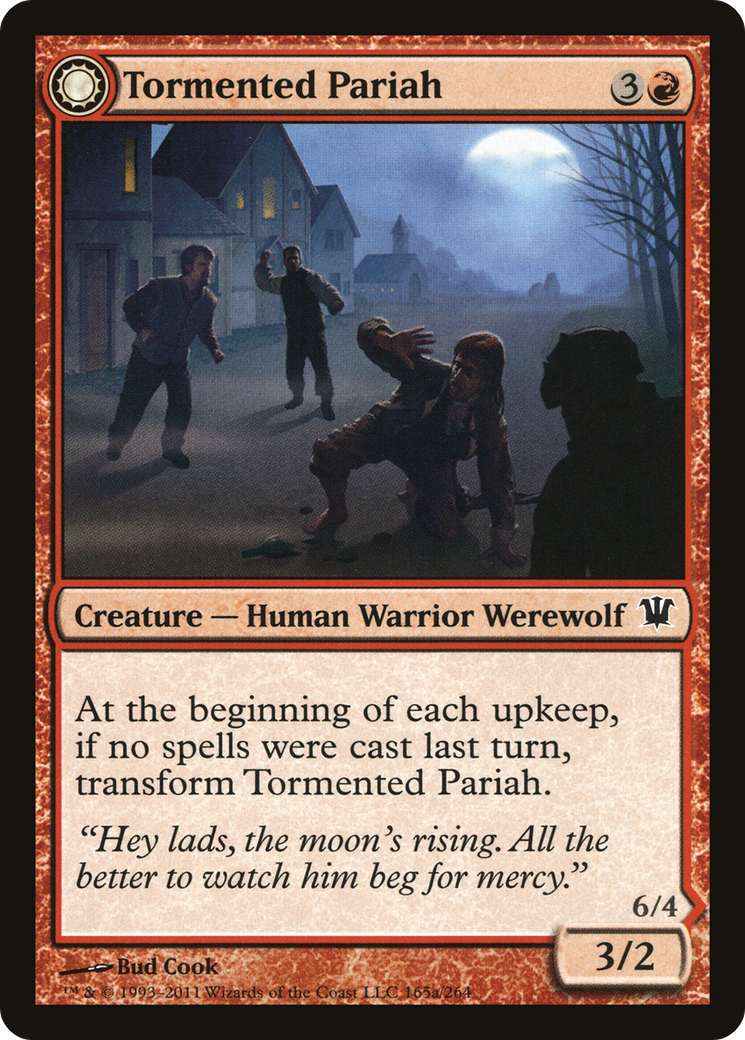 Tormented Pariah // Rampaging Werewolf (ISD-165) - Innistrad: (Double Faced Transform) Foil - Premium MTG Single from Wizards of the Coast - Just $0.08! Shop now at Game Crave Tournament Store
