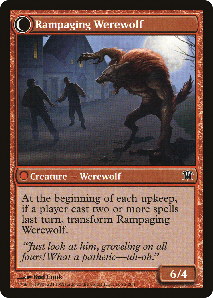 Tormented Pariah // Rampaging Werewolf (ISD-165) - Innistrad: (Double Faced Transform) - Premium MTG Single from Wizards of the Coast - Just $0.08! Shop now at Game Crave Tournament Store