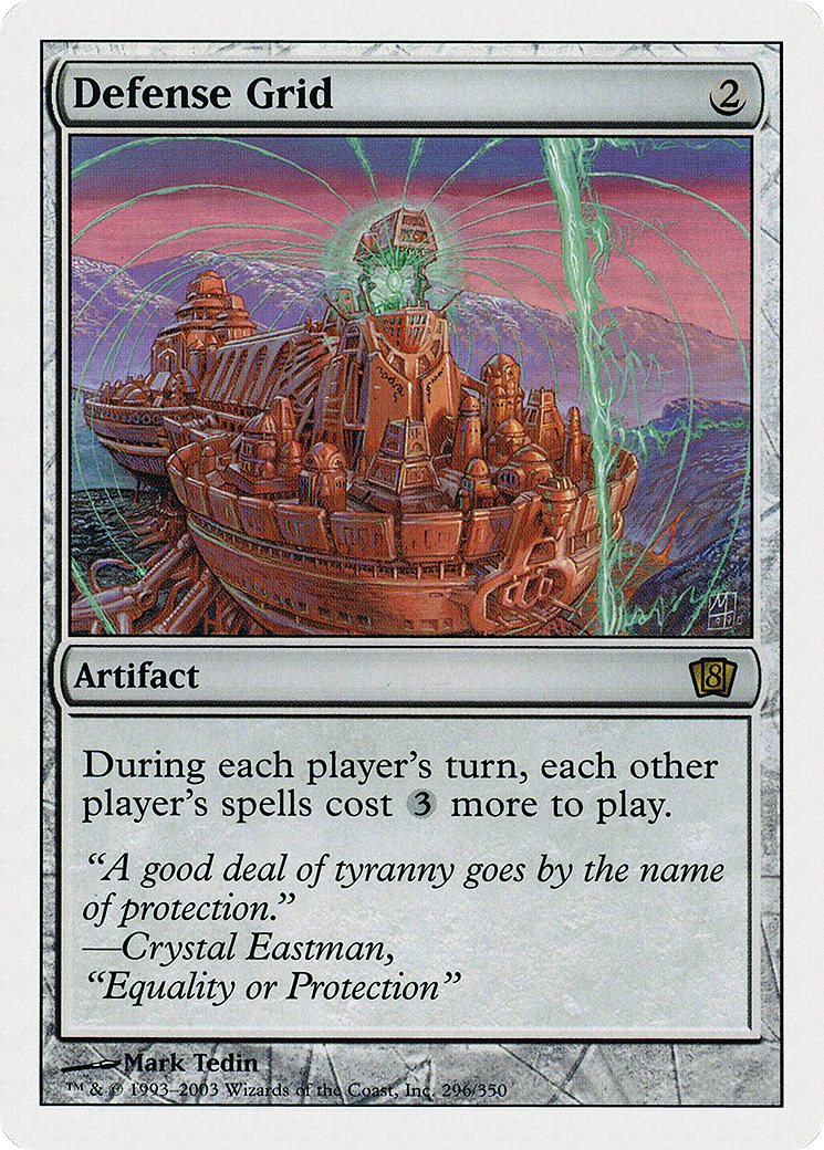 Defense Grid (8ED-296) - Eighth Edition - Premium MTG Single from Wizards of the Coast - Just $0.99! Shop now at Game Crave Tournament Store