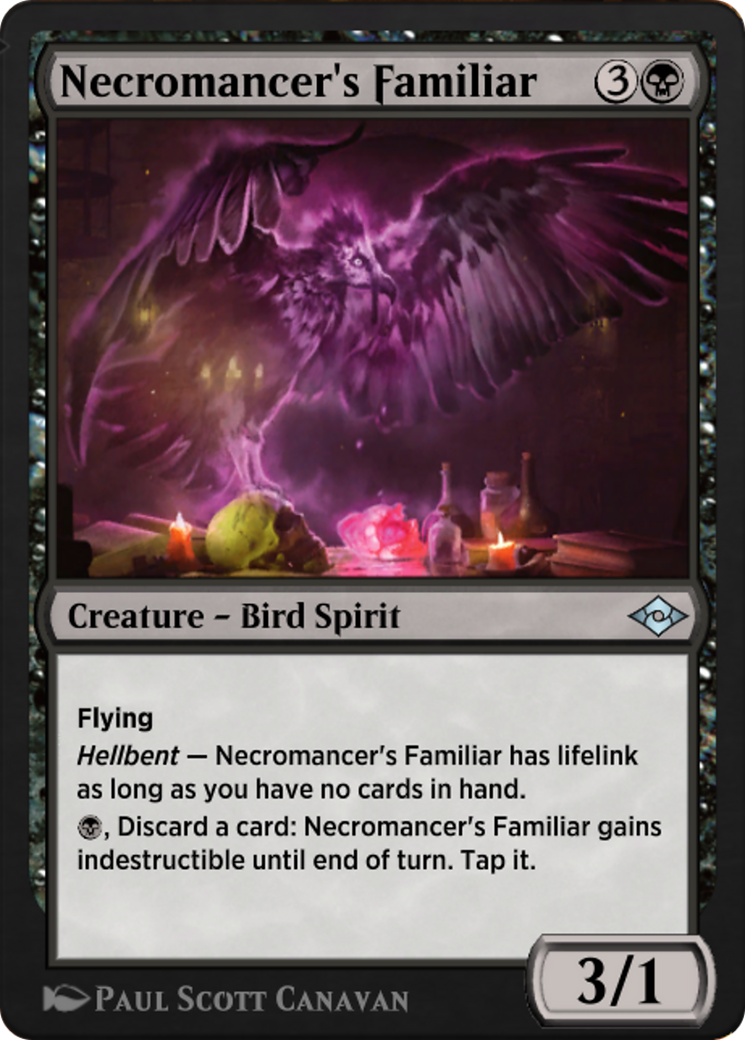 Necromancer's Familiar (J21-364) - Jumpstart: Historic Horizons - Premium MTG Single from Wizards of the Coast - Just $0! Shop now at Game Crave Tournament Store