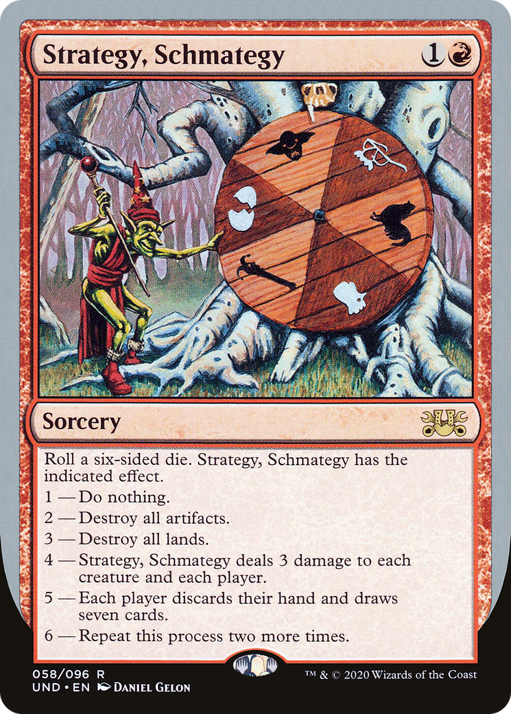 Strategy, Schmategy (UND-058) - Unsanctioned - Premium MTG Single from Wizards of the Coast - Just $0.08! Shop now at Game Crave Tournament Store