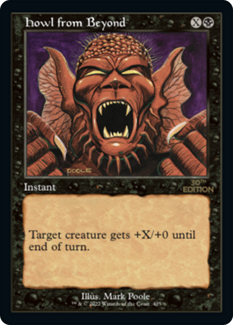 Howl from Beyond (30A-405) - 30th Anniversary Edition - Premium MTG Single from Wizards of the Coast - Just $2.16! Shop now at Game Crave Tournament Store