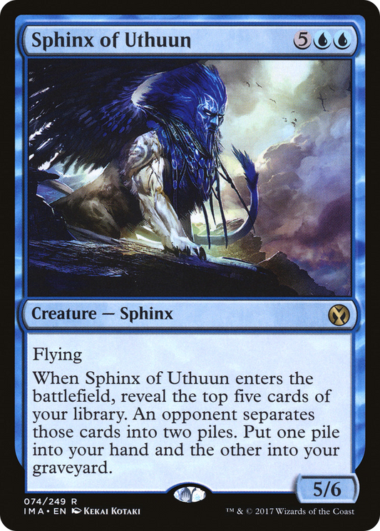 Sphinx of Uthuun (IMA-074) - Iconic Masters - Premium MTG Single from Wizards of the Coast - Just $0.08! Shop now at Game Crave Tournament Store