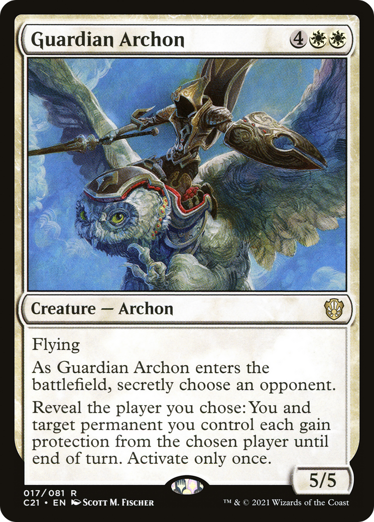 Guardian Archon (C21-017) - Commander 2021 - Premium MTG Single from Wizards of the Coast - Just $0.08! Shop now at Game Crave Tournament Store