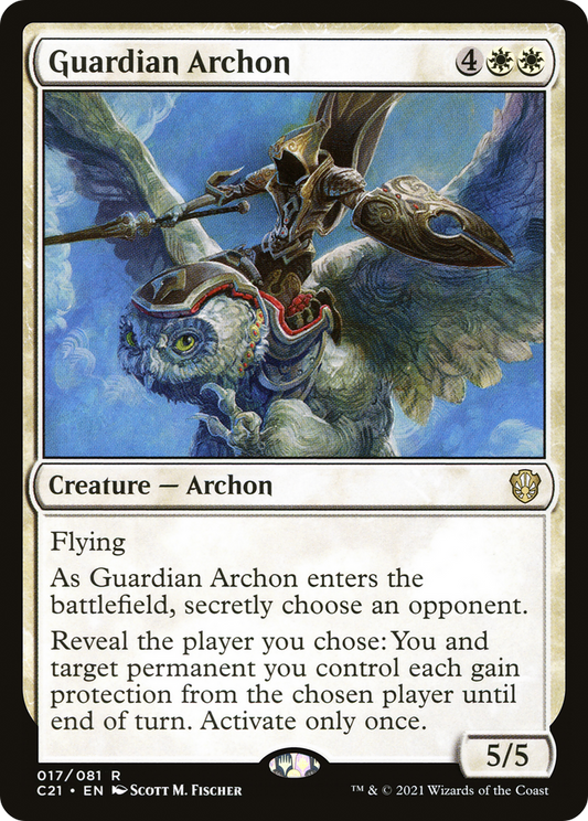 Guardian Archon (C21-017) - Commander 2021 - Premium MTG Single from Wizards of the Coast - Just $0.08! Shop now at Game Crave Tournament Store