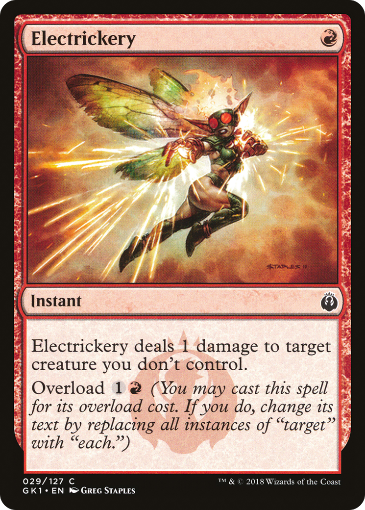 Electrickery (GK1-029) - GRN Guild Kit - Premium MTG Single from Wizards of the Coast - Just $0.67! Shop now at Game Crave Tournament Store
