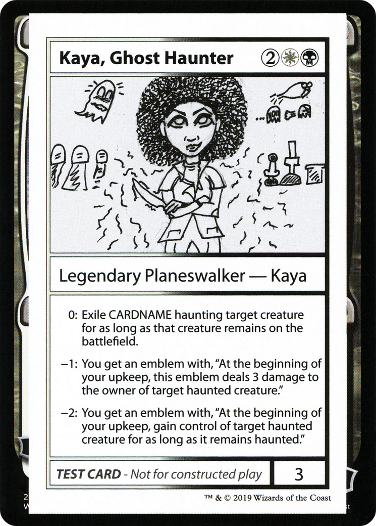 Kaya, Ghost Haunter (CMB2-094) - Mystery Booster Playtest Cards 2021 - Premium MTG Single from Wizards of the Coast - Just $0.26! Shop now at Game Crave Tournament Store