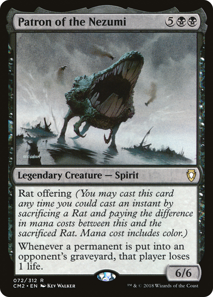 Patron of the Nezumi (CM2-072) - Commander Anthology Volume II - Premium MTG Single from Wizards of the Coast - Just $0.13! Shop now at Game Crave Tournament Store