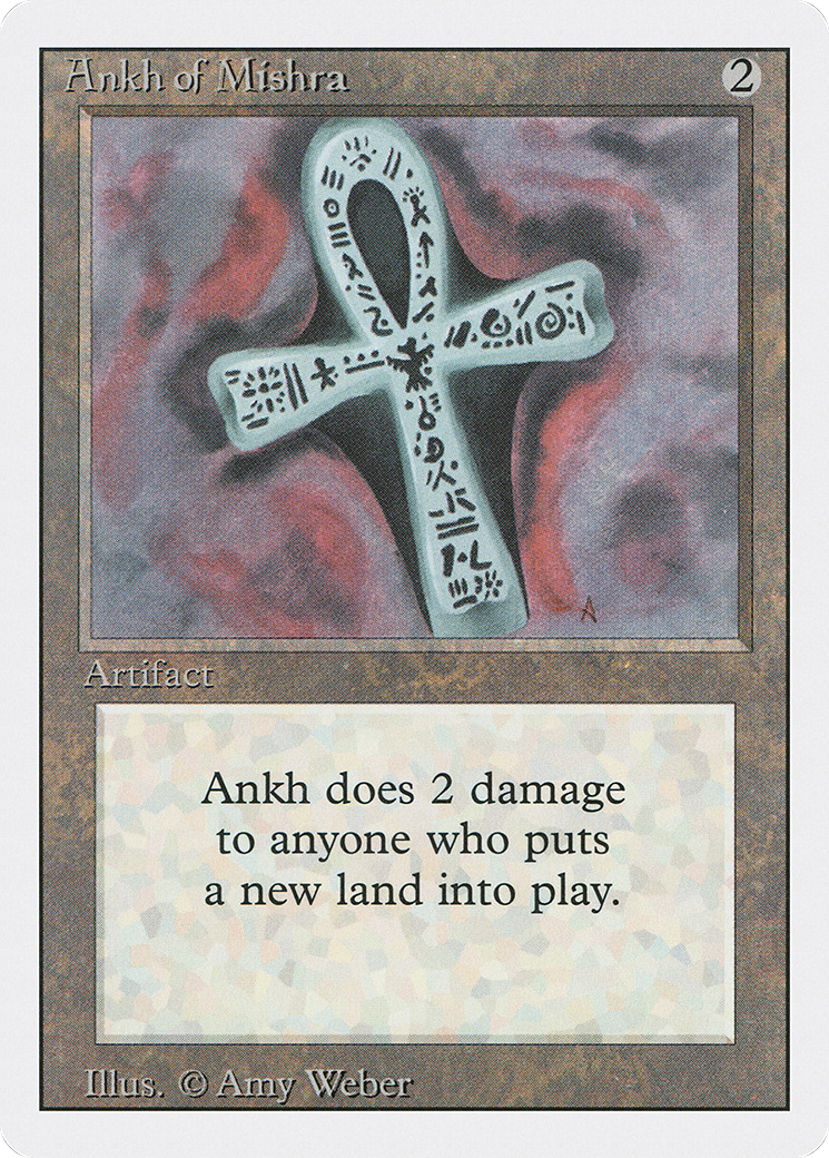 Ankh of Mishra (3ED-233) - Revised Edition - Premium MTG Single from Wizards of the Coast - Just $1.89! Shop now at Game Crave Tournament Store