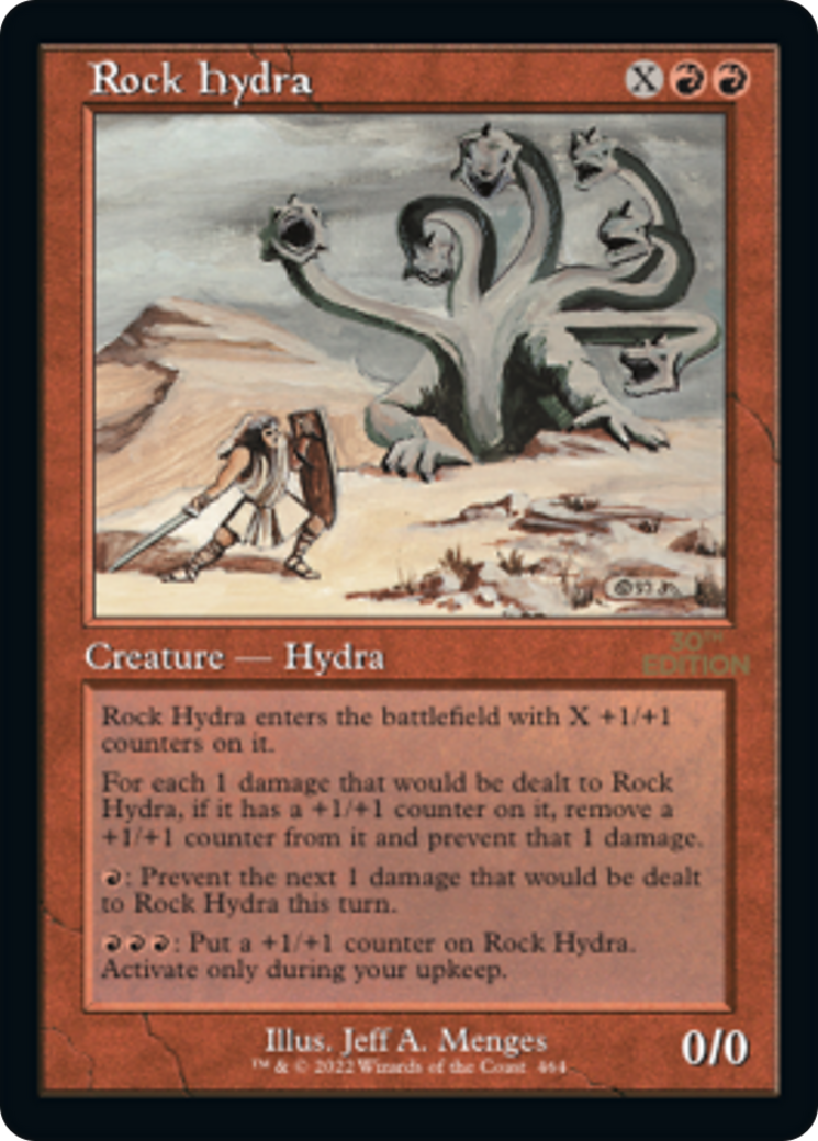 Rock Hydra (30A-464) - 30th Anniversary Edition - Premium MTG Single from Wizards of the Coast - Just $132! Shop now at Game Crave Tournament Store