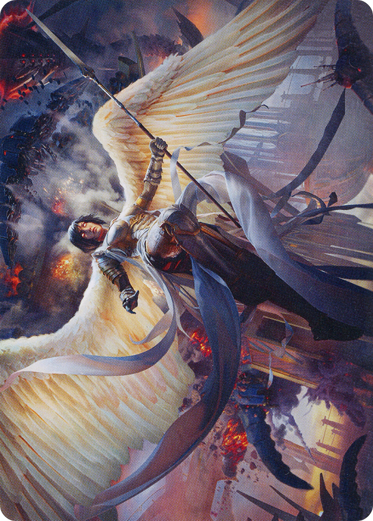 Serra Faithkeeper // Serra Faithkeeper (AMOM-007) - March of the Machine Art Series (Borderless) - Premium MTG Single from Wizards of the Coast - Just $0! Shop now at Game Crave Tournament Store