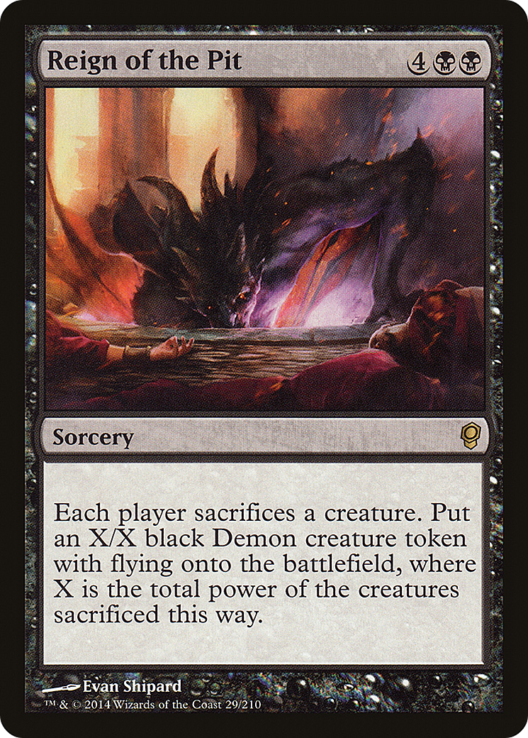 Reign of the Pit (CNS-029) - Conspiracy - Premium MTG Single from Wizards of the Coast - Just $0.08! Shop now at Game Crave Tournament Store