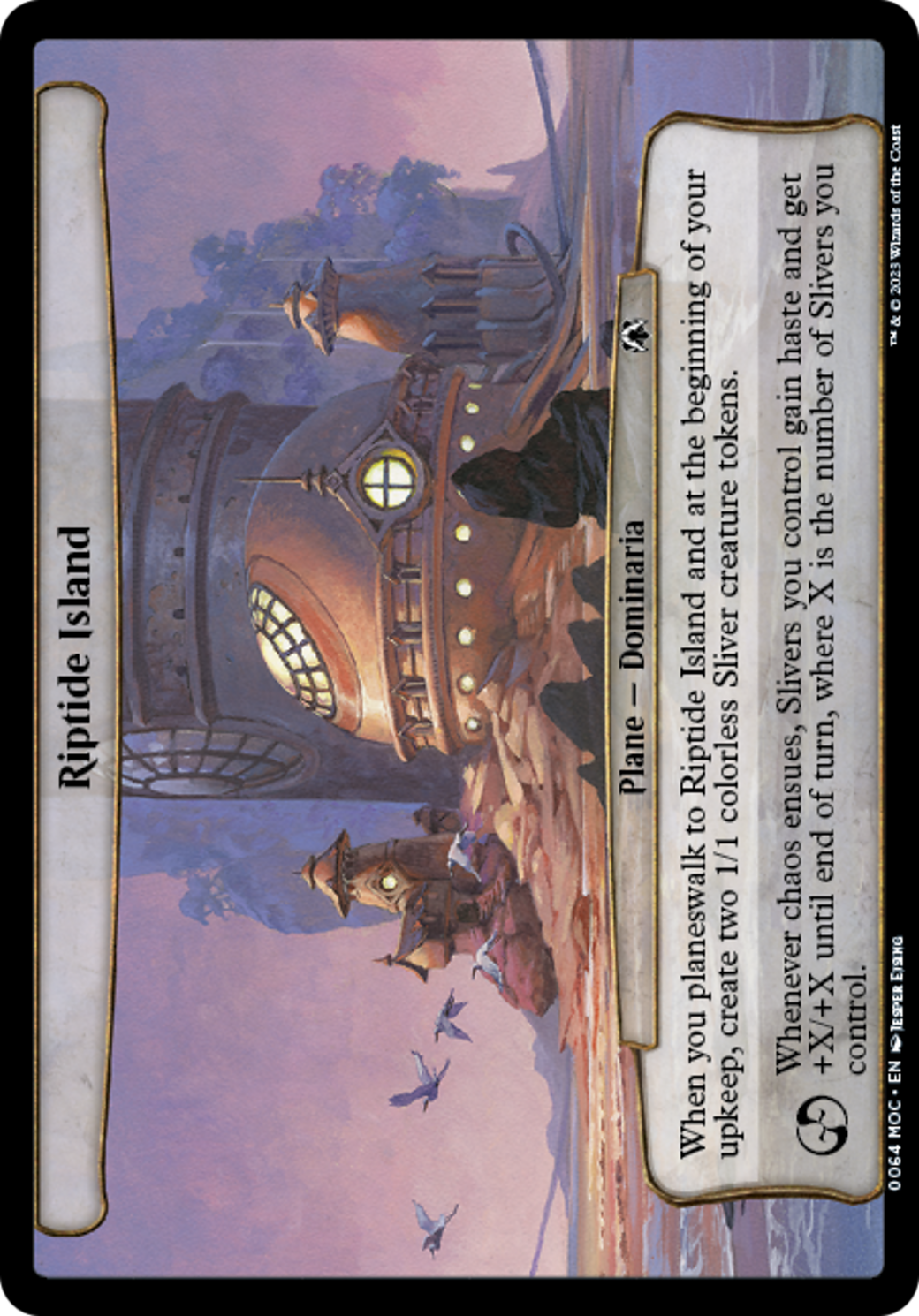Riptide Island (MOC-064) - March of the Machine Commander - Premium MTG Single from Wizards of the Coast - Just $0.50! Shop now at Game Crave Tournament Store
