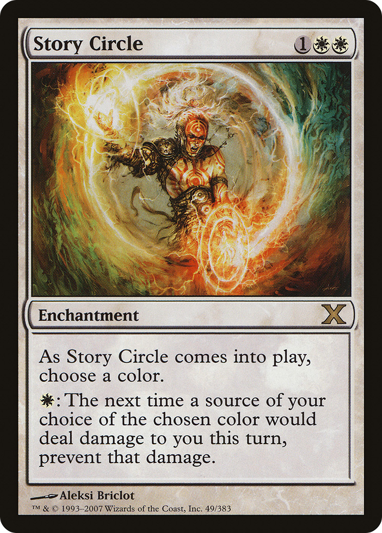 Story Circle (10E-049) - Tenth Edition - Premium MTG Single from Wizards of the Coast - Just $0.18! Shop now at Game Crave Tournament Store