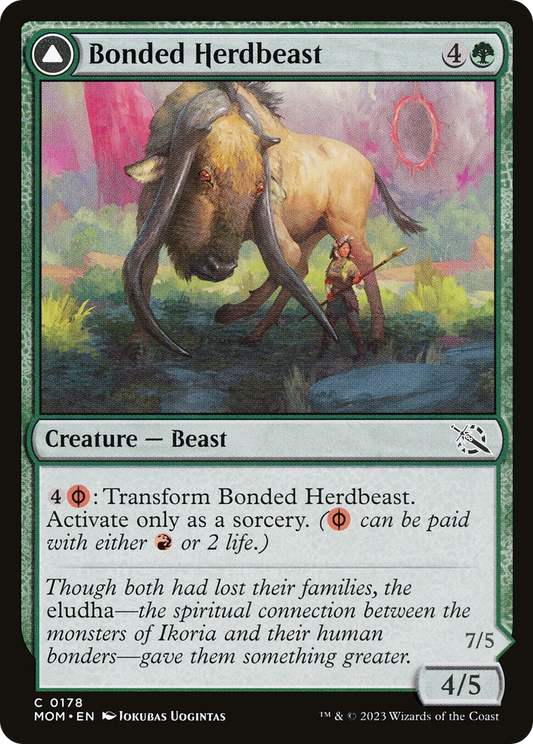 Bonded Herdbeast // Plated Kilnbeast (MOM-178) - March of the Machine - Premium MTG Single from Wizards of the Coast - Just $0.08! Shop now at Game Crave Tournament Store