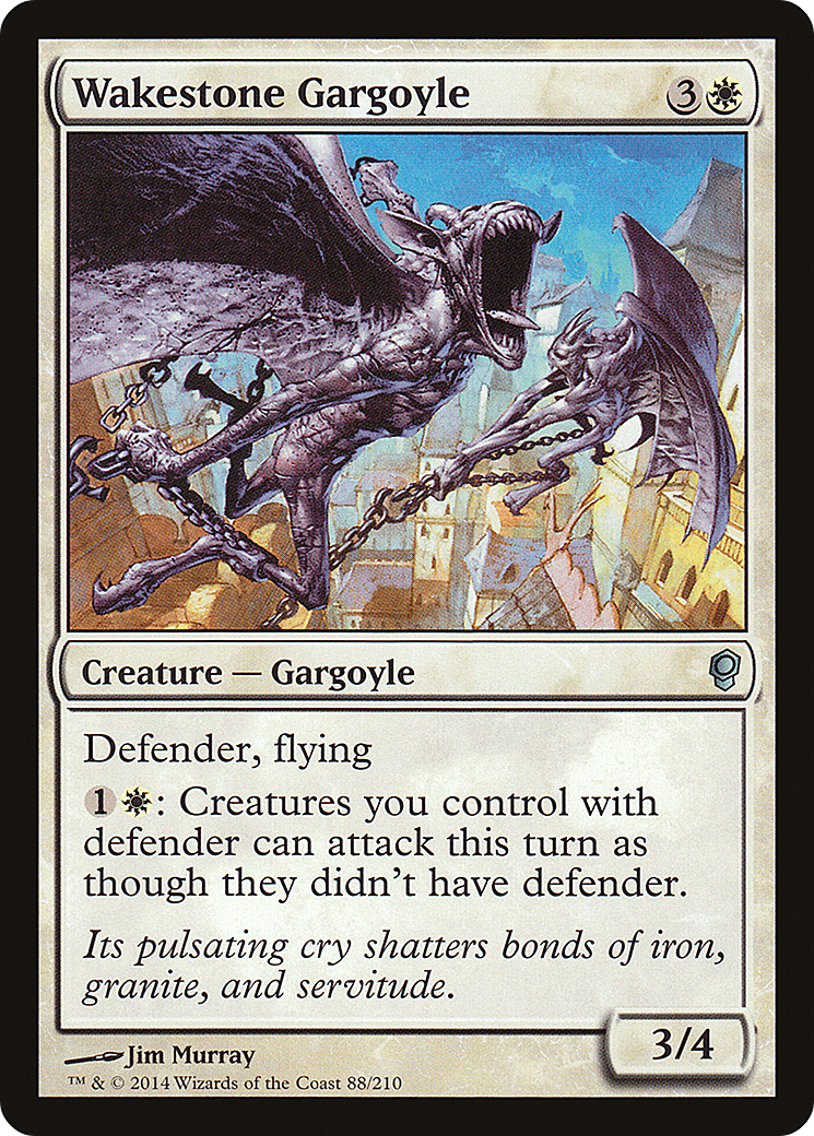 Wakestone Gargoyle (CNS-088) - Conspiracy - Premium MTG Single from Wizards of the Coast - Just $0.08! Shop now at Game Crave Tournament Store