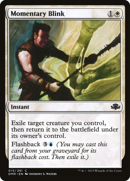 Momentary Blink (DMR-015) - Dominaria Remastered - Premium MTG Single from Wizards of the Coast - Just $0.08! Shop now at Game Crave Tournament Store