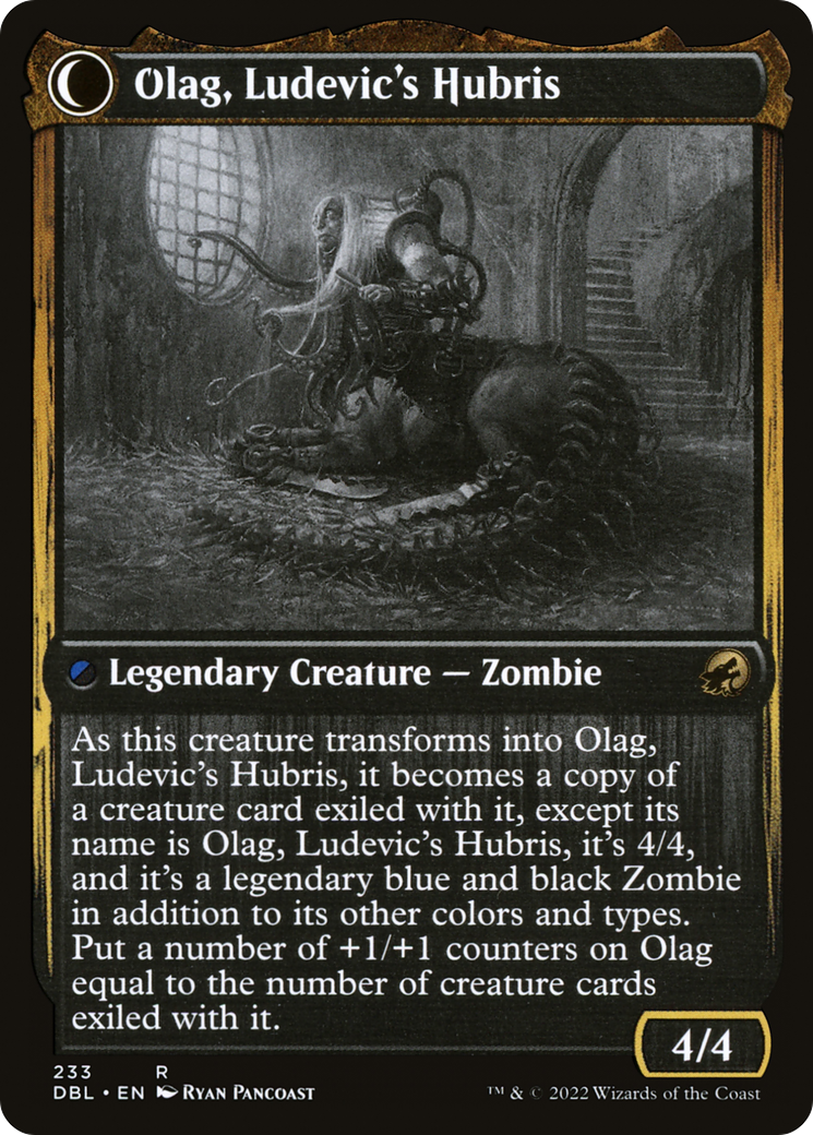 Ludevic, Necrogenius // Olag, Ludevic's Hubris (DBL-233) - Innistrad: Double Feature: (Double Faced Transform) - Premium MTG Single from Wizards of the Coast - Just $0.08! Shop now at Game Crave Tournament Store