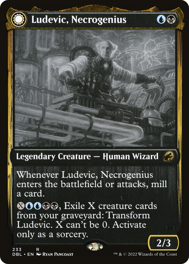 Ludevic, Necrogenius // Olag, Ludevic's Hubris (DBL-233) - Innistrad: Double Feature: (Double Faced Transform) Foil - Premium MTG Single from Wizards of the Coast - Just $0.23! Shop now at Game Crave Tournament Store
