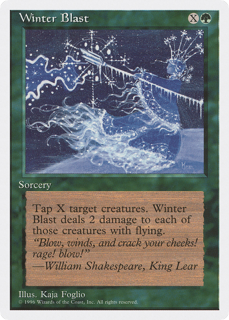 Winter Blast (ITP-047) - Introductory Two-Player Set - Premium MTG Single from Wizards of the Coast - Just $0.41! Shop now at Game Crave Tournament Store