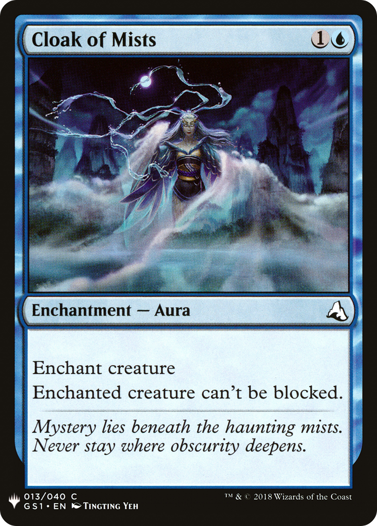 Cloak of Mists (MB1-321) - Mystery Booster - Premium MTG Single from Wizards of the Coast - Just $0.08! Shop now at Game Crave Tournament Store