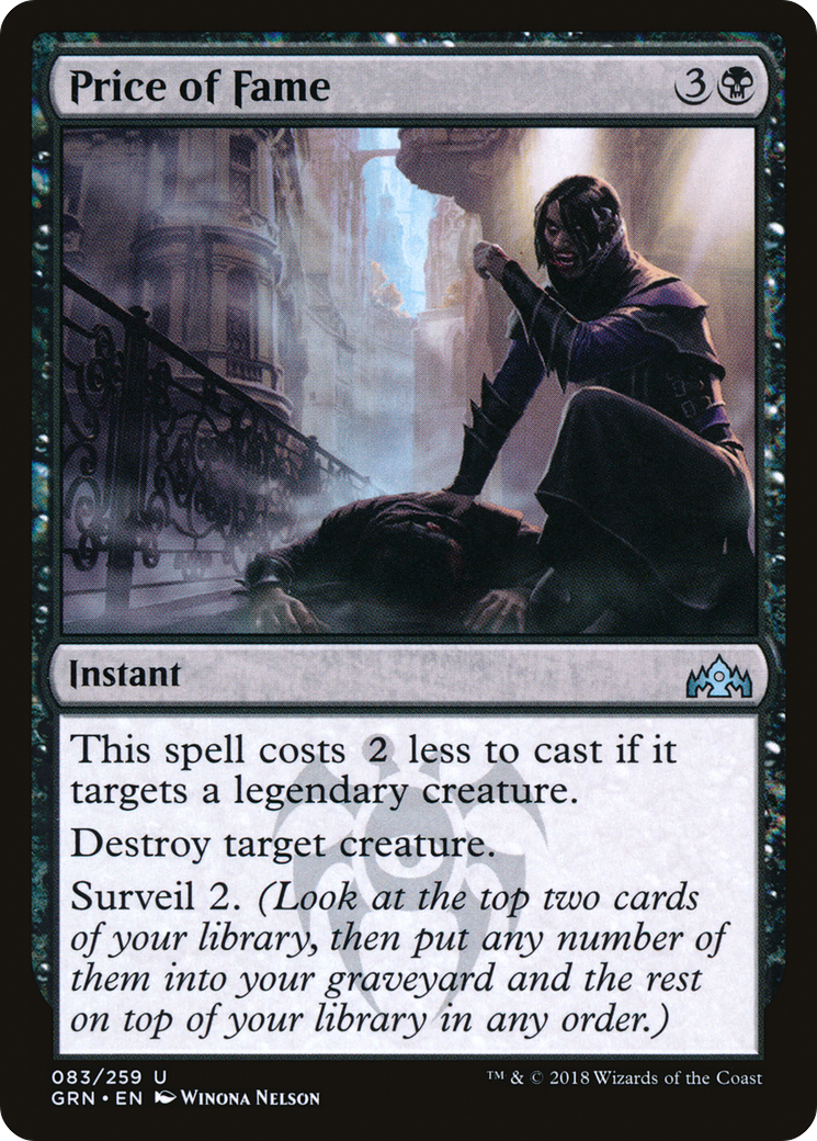 Price of Fame (GRN-083) - Guilds of Ravnica - Premium MTG Single from Wizards of the Coast - Just $0.08! Shop now at Game Crave Tournament Store