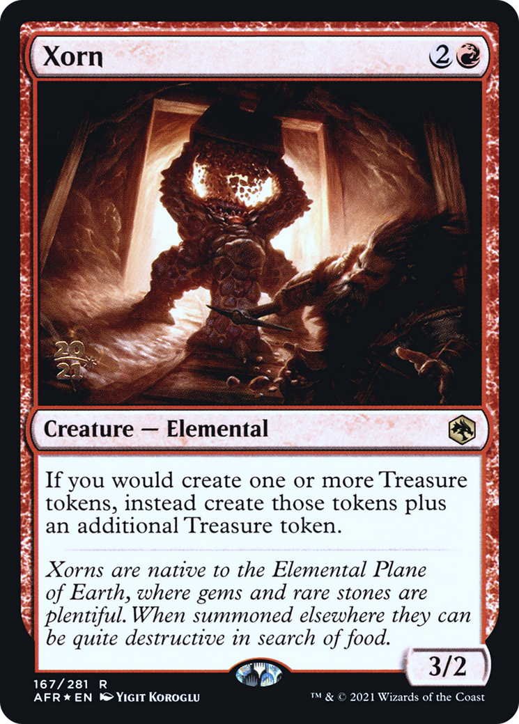 Xorn (PAFR-167S) - Adventures in the Forgotten Realms Promos Foil - Premium MTG Single from Wizards of the Coast - Just $1.91! Shop now at Game Crave Tournament Store