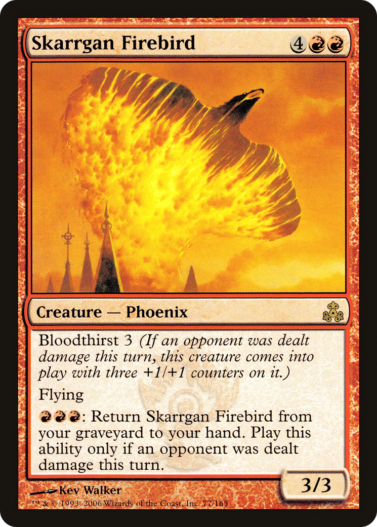 Skarrgan Firebird (GPT-077) - Guildpact - Premium MTG Single from Wizards of the Coast - Just $0.08! Shop now at Game Crave Tournament Store