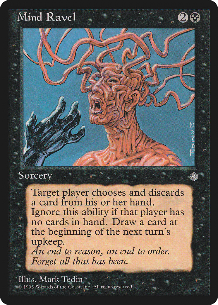 Mind Ravel (ICE-147) - Ice Age - Premium MTG Single from Wizards of the Coast - Just $0.08! Shop now at Game Crave Tournament Store