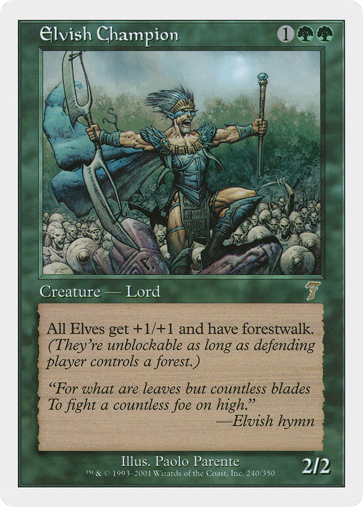 Elvish Champion (7ED-240) - Seventh Edition - Premium MTG Single from Wizards of the Coast - Just $2.04! Shop now at Game Crave Tournament Store