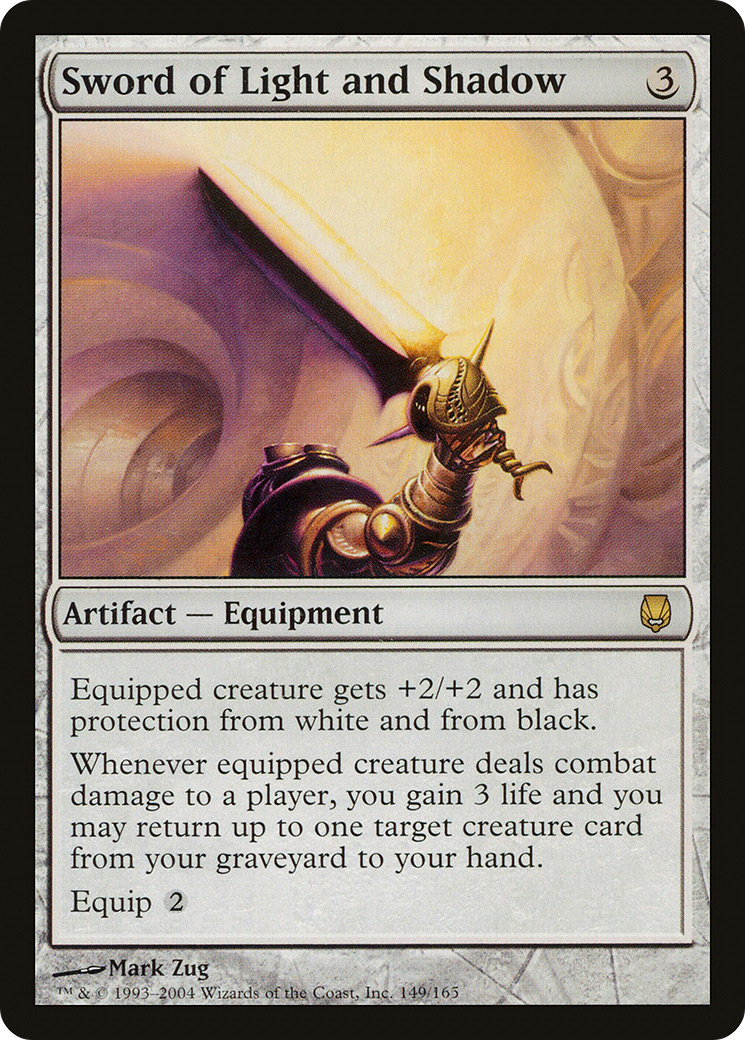 Sword of Light and Shadow (DST-149) - Darksteel - Premium MTG Single from Wizards of the Coast - Just $1.98! Shop now at Game Crave Tournament Store