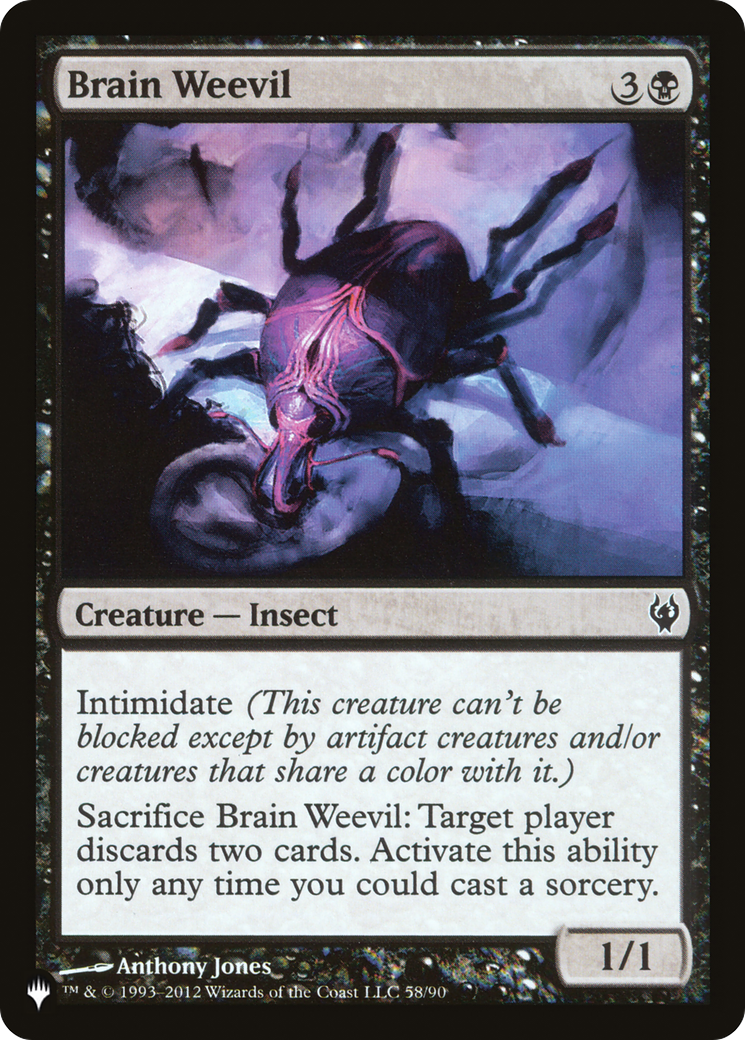 Brain Weevil (PLIST-1188) - The List - Premium MTG Single from Wizards of the Coast - Just $0.08! Shop now at Game Crave Tournament Store