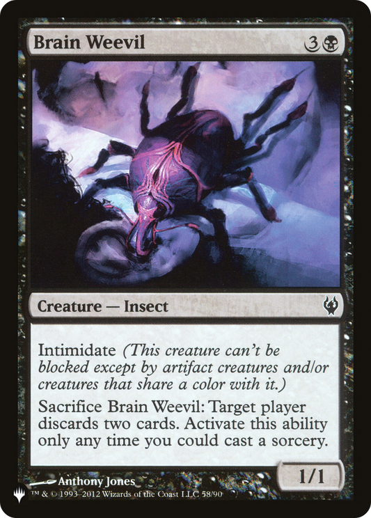 Brain Weevil (PLIST-1188) - The List - Premium MTG Single from Wizards of the Coast - Just $0.08! Shop now at Game Crave Tournament Store