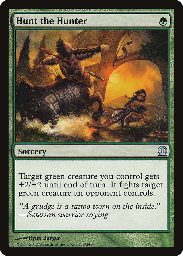 Hunt the Hunter (THS-159) - Theros - Premium MTG Single from Wizards of the Coast - Just $0.08! Shop now at Game Crave Tournament Store