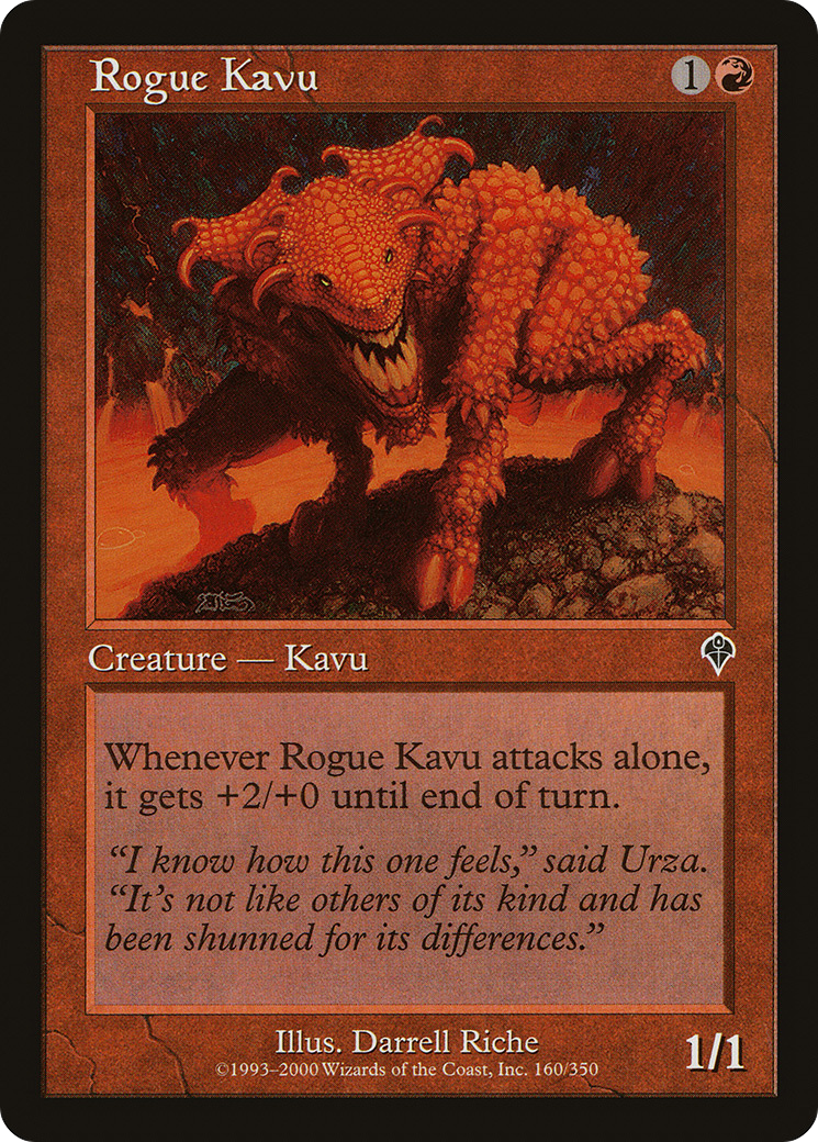 Rogue Kavu (INV-160) - Invasion - Premium MTG Single from Wizards of the Coast - Just $0.08! Shop now at Game Crave Tournament Store