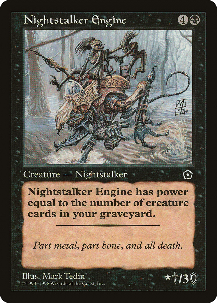 Nightstalker Engine (P02-081) - Portal Second Age - Premium MTG Single from Wizards of the Coast - Just $0.14! Shop now at Game Crave Tournament Store