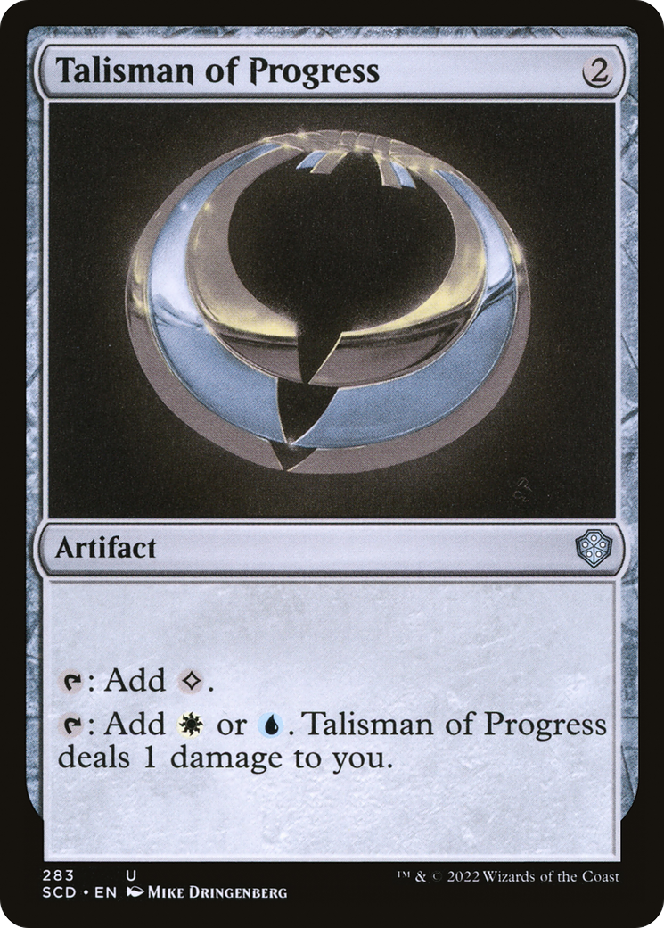 Talisman of Progress (SCD-283) - Starter Commander Decks - Premium MTG Single from Wizards of the Coast - Just $0.29! Shop now at Game Crave Tournament Store